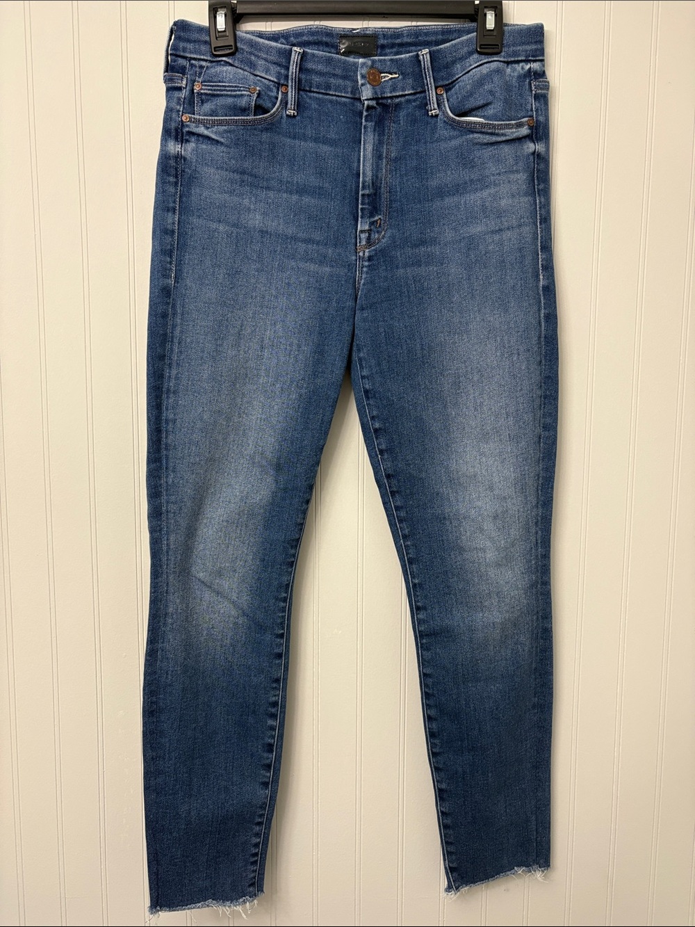 Mother The Looker Ankle Fray Jeans Women Size 29